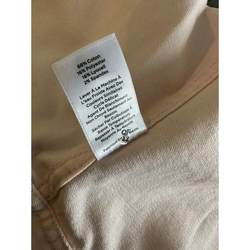 Talbots Classic Pink Denim Jean Jacket Women's Plus Size 2X 2Xp Plus Petite - Picture 8 of 10